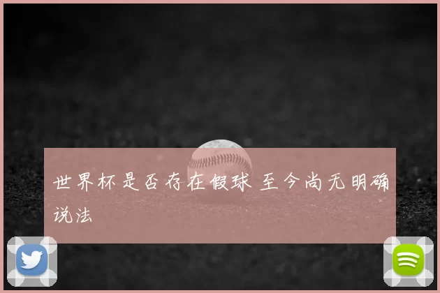 世界杯是否存在假球 至今尚无明确说法