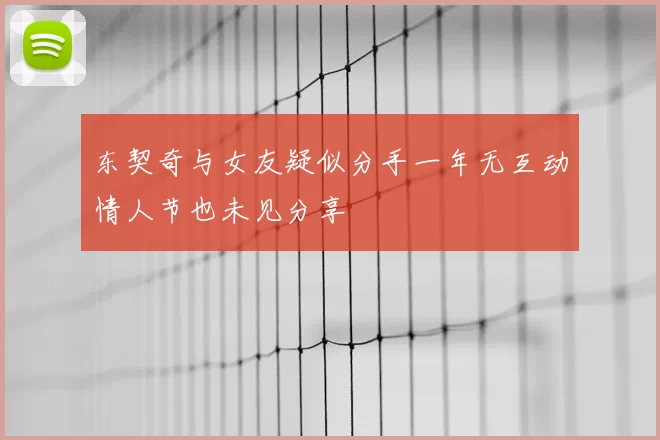 东契奇与女友疑似分手一年无互动情人节也未见分享